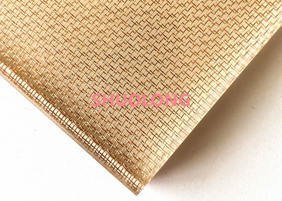 Decoratieve het Koperdraad Mesh For Art Laminated Glass van de bronskleur