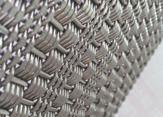 Roestvrij staal Flexibel Decoratief Metaal Mesh For Wall Coverings
