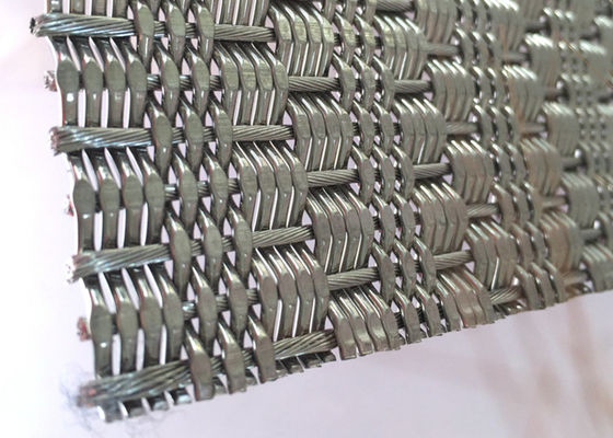Roestvrij staal Flexibel Decoratief Metaal Mesh For Wall Coverings