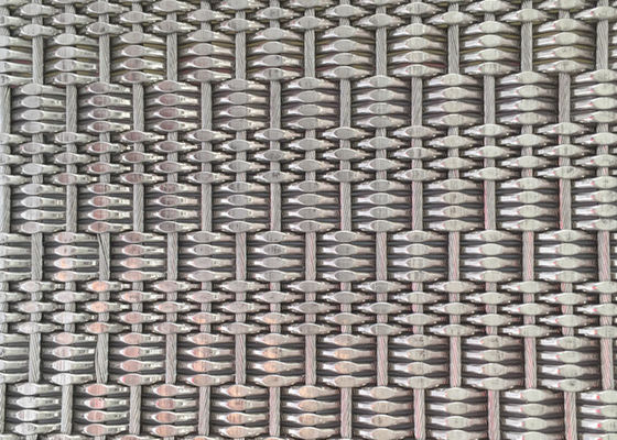 Roestvrij staal Flexibel Decoratief Metaal Mesh For Wall Coverings