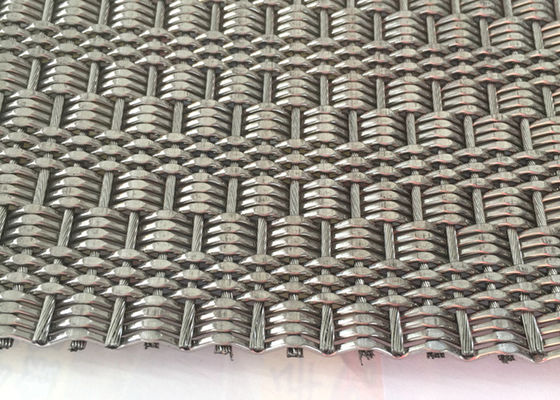 Roestvrij staal Flexibel Decoratief Metaal Mesh For Wall Coverings