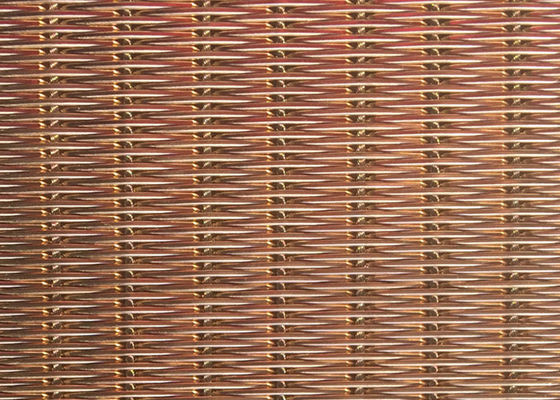 Van het Flexibele Metaalmesh fabric stainless steel for van de koperkleur de Muurbekledingen