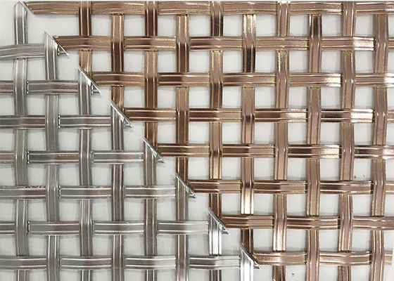 Duidelijk Weefsel Architecturale Draad Mesh Panels 0.8mm Diameter