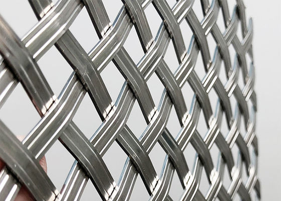 Duidelijk Weefsel Architecturale Draad Mesh Panels 0.8mm Diameter