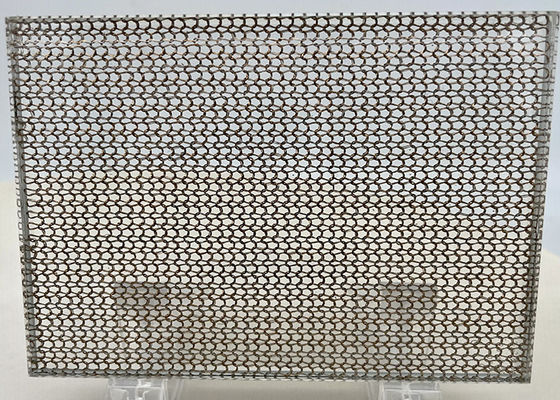 Aangepaste Glas Gelamineerde Draad Mesh High Temperature Resistance