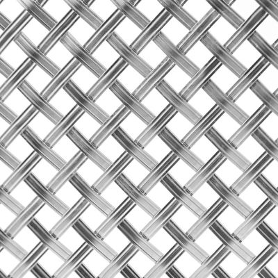 Duidelijk Roestvrij staal 2mm Binnenlandse Draad Mesh Color Options Available Packed op Pallets
