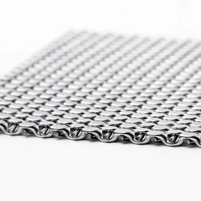 0.5m2.0m Gegalvaniseerde Ijzer Decoratieve Geweven Draad Mesh Fabric For Filtration