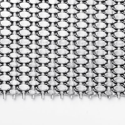 0.5m2.0m Gegalvaniseerde Ijzer Decoratieve Geweven Draad Mesh Fabric For Filtration
