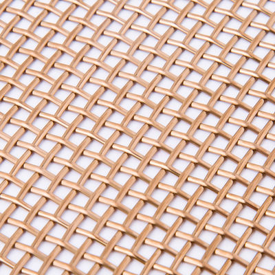 Het Decoratieve Koper Mesh Durable In Space Dividers van het aluminium Duidelijke Weefsel