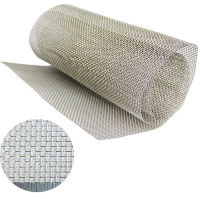 Hoge sterkte geweven staalpanelen 0,5 m-2,5 m breedte knurling rand behandeling