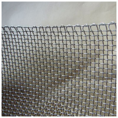 Pvc bedekte 0.5mm Dia Lock Crimp Wire Mesh Roestvrij staal met een laag