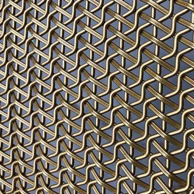 Gegalvaniseerde Staal Geweven Metaalcomités 0.5mm6mm Draaddiameter