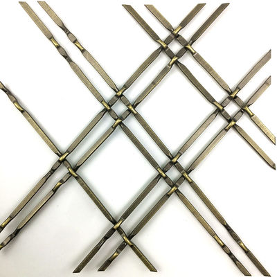 Hittebestendige Keperstofweefsel Geweven Draad Mesh Panels Steel