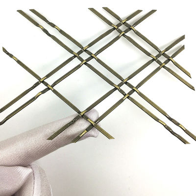 Hittebestendige Keperstofweefsel Geweven Draad Mesh Panels Steel