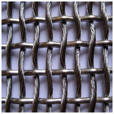 Anodiserend Keperstof Weefsel Geweven Mesh Panels Fire Resistance