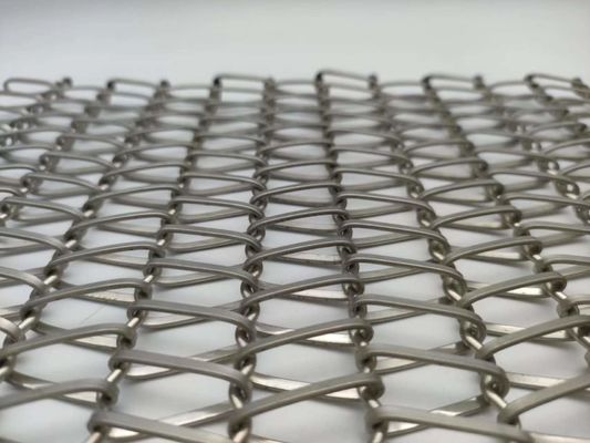 Roestvrij staal 304 spiraal draad doek gaas voor binnenruimte toepassingen