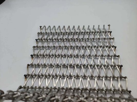 Roestvrij staal 304 spiraal draad doek gaas voor binnenruimte toepassingen