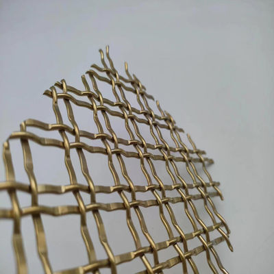 400 Mesh Pvd Gold Decorative Metal Mesh Voor commerciële toepassingen