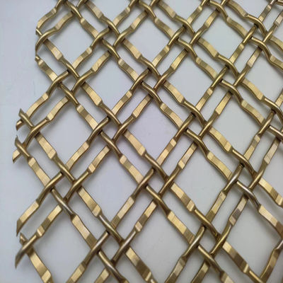 400 Mesh Pvd Gold Decorative Metal Mesh Voor commerciële toepassingen