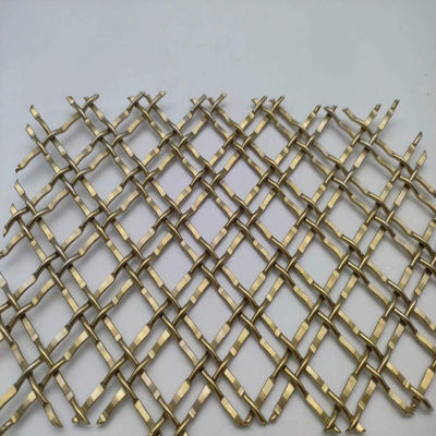 400 Mesh Pvd Gold Decorative Metal Mesh Voor commerciële toepassingen