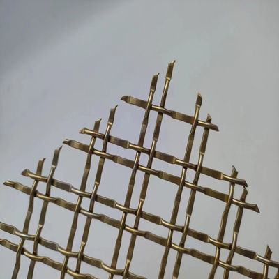 400 Mesh Pvd Gold Decorative Metal Mesh Voor commerciële toepassingen