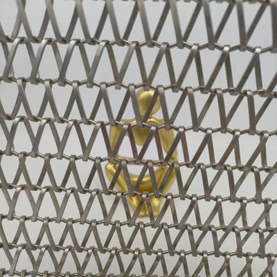 Zilveren spiraalgeweven gaas met een diameter van 2 mm tot 20 mm