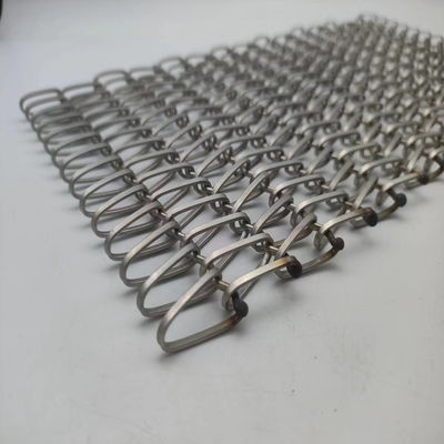 Zilveren spiraalgeweven gaas met een diameter van 2 mm tot 20 mm