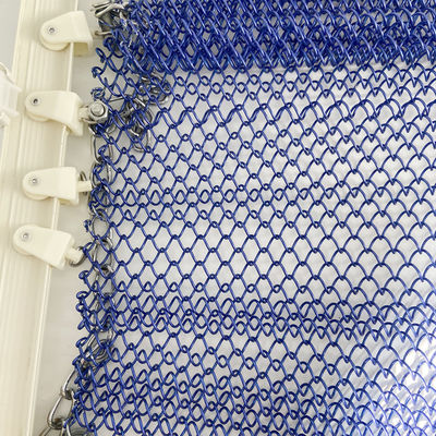 OEM roestvrij staal metalen spoel draperies Woven Wire Mesh Douchegordijn