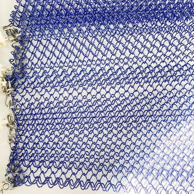 Ronde zilveren anodiserende metalen spoel draperies die privacy en versiering bieden