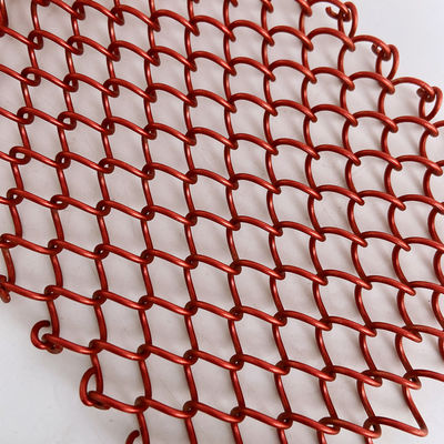 Anodiserende aangepaste coil mesh drapery dikte 0,5-2 mm