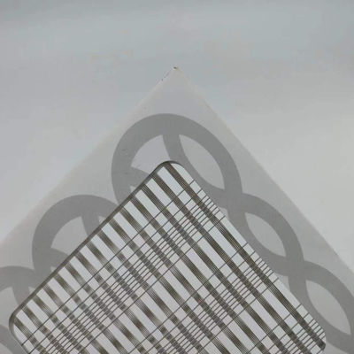 Aanpasbaar gelamineerd glas metalen gaas Hoogtemperatuurweerstand