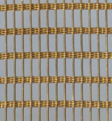 Op maat gemaakte gelamineerd glas met metalen gaas hoge sterkte lengte 30m