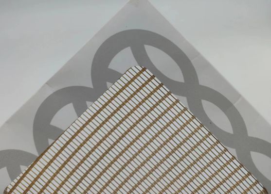 Op maat gemaakte gelamineerd glas met metalen gaas hoge sterkte lengte 30m