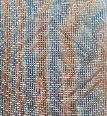 0.8 mm dikte gelamineerd glas mesh Pvdf coating voor industriële
