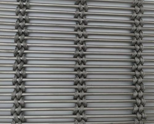Ruimteverdelingsoplossing Flexibel metalen gaasstof PVD Voor muurbedekking