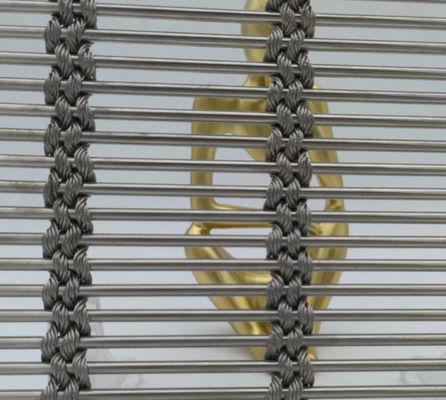 Ruimteverdelingsoplossing Flexibel metalen gaasstof PVD Voor muurbedekking