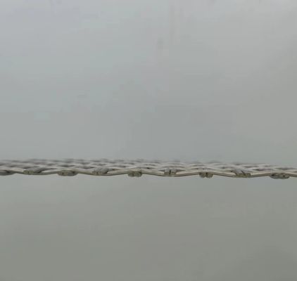 Zilver 1,2 mm architectonisch geweven gaas Superior Security Fencing Solution