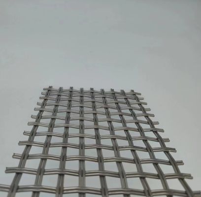 Zilver 1,2 mm architectonisch geweven gaas Superior Security Fencing Solution