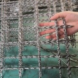 30m OEM gegalvaniseerd gekrimpd gaas in screening en filtering