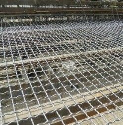 30m OEM gegalvaniseerd gekrimpd gaas in screening en filtering