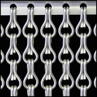Aanpasbare aluminium kettingvliegscherm met rails en andere toebehoren