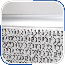 Standaardgrootte 90x210cm keten scherm gordijn superieure prestaties