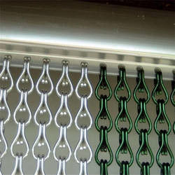 Standaardgrootte 90x210cm keten scherm gordijn superieure prestaties