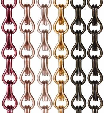 Decoratief metaal 2.0mm keten link vliegscherm als aangepast plafond