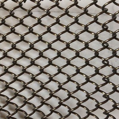 Gepersonaliseerde gatgrootte zilveren metalen spoel draperies voor architectuur en landschapsontwerp