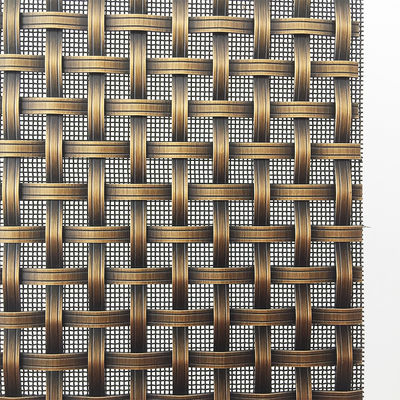 2-6 mm mesh grootte decoratieve metalen roosters in vierkante gatvorm