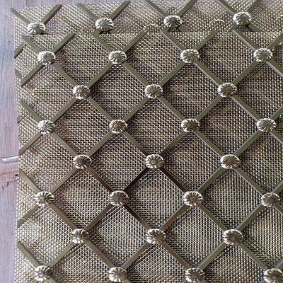 Gepolijste Twill Weave Decorative Wire Mesh Grilles Eco Friendly