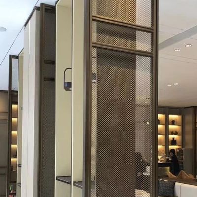 Eco-vriendelijke decoratieve draadnetgrillen Dikte 0,5-2 mm In zilver