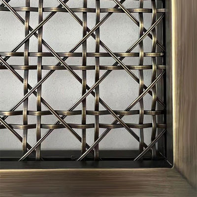 Elevate Interieurontwerp Decoratief Metalen Grill Mesh Eco Friendly Twill Weave