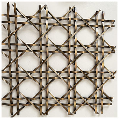 Elevate Interieurontwerp Decoratief Metalen Grill Mesh Eco Friendly Twill Weave